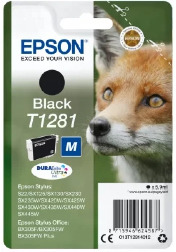 EPSON C13T12814022 SIYAH KARTUS 5.9ML