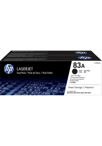 HP CF283AF (83A) SIYAH 2LI PAKET TONER 1.500 SAYFA