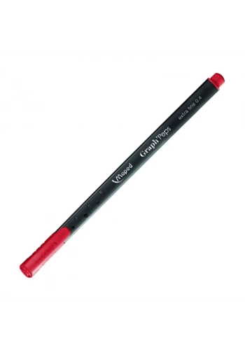 MAPED 749117 FİNELİNER KEÇE UÇLU KALEM PARLAK KIRMIZI