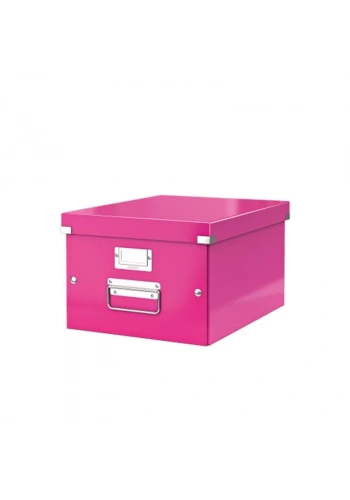 LEİTZ 6044 WOW C&S ORTA BOY SAKLAMA KUTUSU METALİK PEMBE