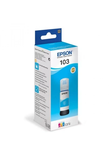 EPSON C13T00S24A 103 ECOTANK CYAN İNK BOTTLE