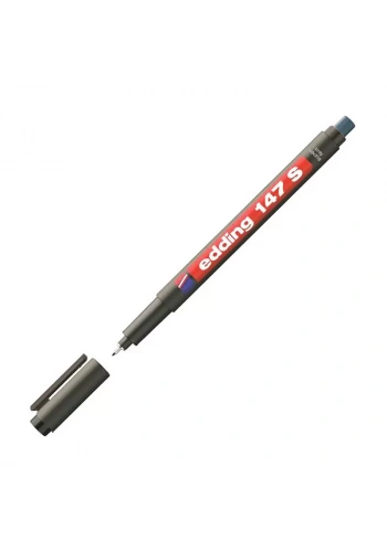 EDDİNG 147S ASETAT KALEMİ 0.3mm SİLGİLİ SİYAH