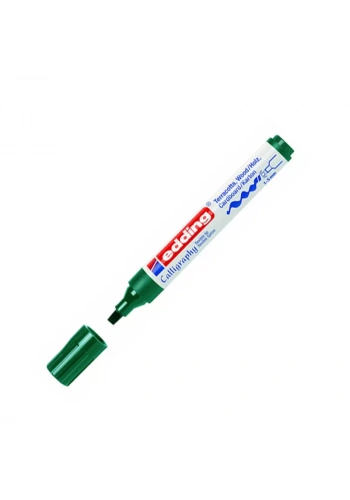 EDDİNG E-1455 KALİGRAFİ KALEMİ 5mm ÇAM YEŞİLİ