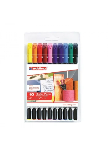 EDDİNG GRAFİK KALEMİ 10 RENK POŞET (1200P1099)