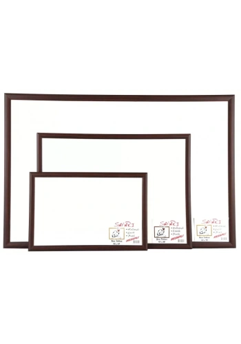 Akyazı 45X60 Duvara Monte Ahşap Çerçeve Safari Yazı Tahtası