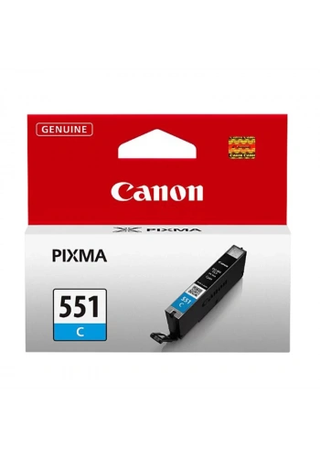 CANON CLI-551C MAVİ KARTUŞ 332 SAYFA (MG5450 İP7250 MG7550 İX6850 İP8750)