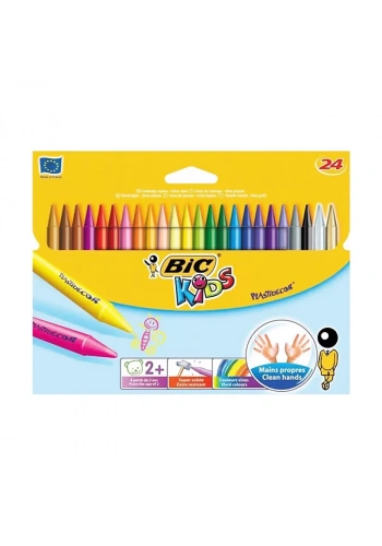 BİC KİDS SİLİNEBİLİR PASTEL BOYA 24 RENK (829772)