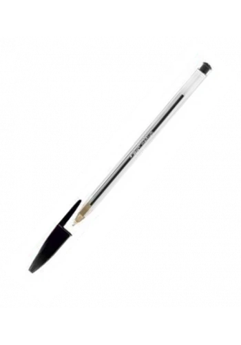 BİC CRİSTAL TÜKENMEZ KALEM F SİYAH (872731)