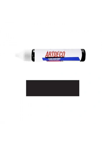ARTDECO 030B CAM BOYASI KONTÜRÜ 25 SİYAH 30ml