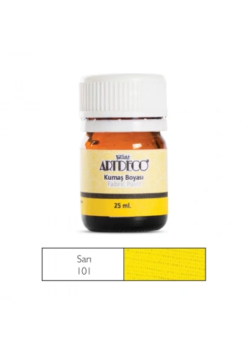 ARTDECO 010A KUMAŞ BOYASI 101 SARI 25ml