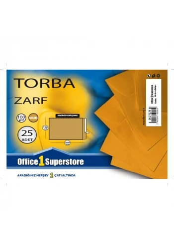 OFMA TORBA ZARF 170x250 NATURA 100gr 25Lİ