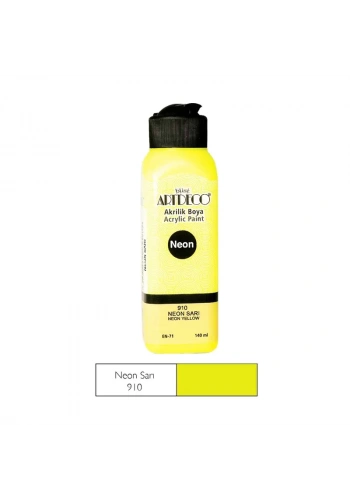 ARTDECO 70R AKRİLİK BOYA 910 NEON SARI 140ml