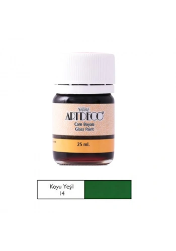 ARTDECO 030A CAM BOYASI 14 KOYU YEŞİL 25ml
