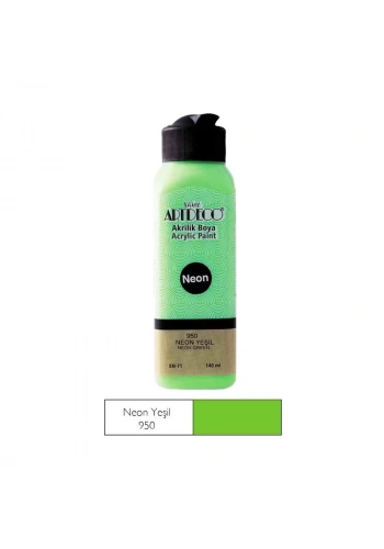 ARTDECO 70R AKRİLİK BOYA 950 NEON YEŞİL 140ml