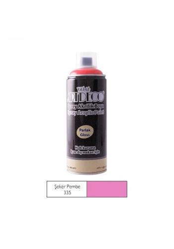 ARTDECO SPREY AKRİLİK BOYA 335 ŞEKER PEMBESİ 400ml (Y-400)