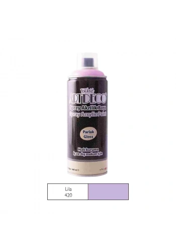 ARTDECO SPREY AKRİLİK BOYA 420 LİLA 400ml (Y-400)