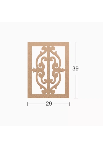 Hobi-Art DS 40 Boyanabilir Ahşap Duvar Süsü