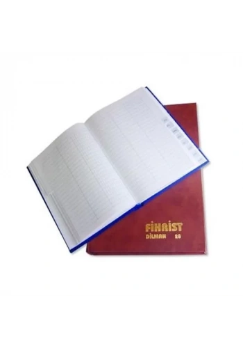 DİLMAN ADRES FİHRİSTİ 17x24 24 YAPRAK