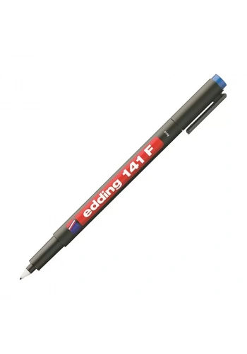 EDDİNG 141F ASETAT KALEMİ 0.6mm MAVİ