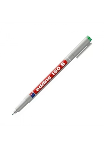 EDDİNG 150S SİLİNEBİLİR ASETAT KALEMİ (NON PERMANENT) 0.3mm YEŞİL