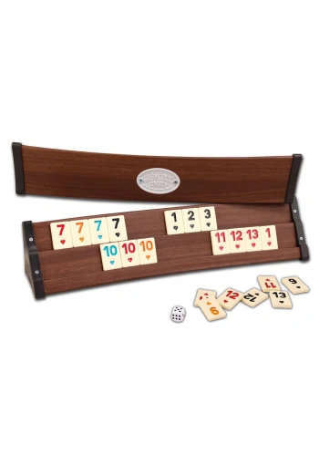 Star 101 Oval Okey Takımı Kahverengi