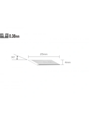OLFA KB-5/30 Kretuar Bıçağı Yedeği 30lu Tüp