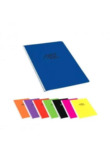 KESKİN FREE SPİRALLİ DEFTER A4 KARELİ 60 YAPRAK (320402)