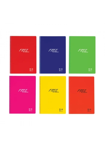 KESKİN FREE SPİRALLİ DEFTER A4 KARELİ 80 YAPRAK (320422)
