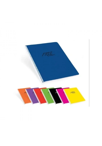 KESKİN FREE SPİRALLİ DEFTER A4 ÇİZGİLİ 120 YAPRAK (320451)