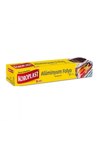 KOROPLAST ALÜMİNYUM FOLYO 30cmx15m