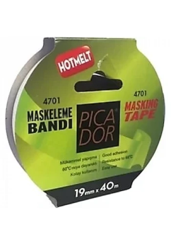 PİCADOR HOTMELT MASKELEME BANDI 19mmx40m (KR003)