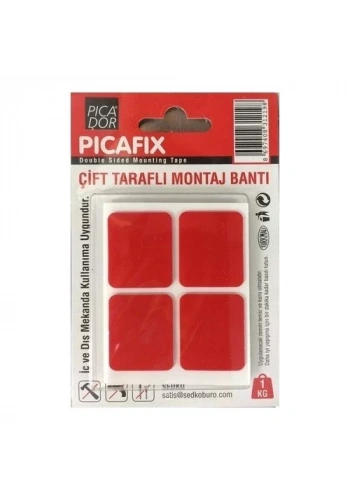 PİCADOR İÇ-DIŞ CEPHE KARE BANT KIRMIZI (KC004)