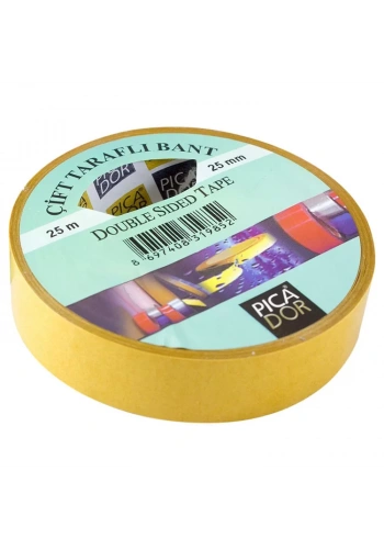 PİCADOR ÇİFT TARAFLI BANT 25mmx25m ASKISIZ (KL005)