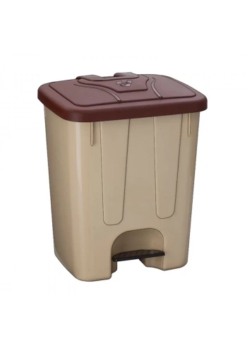 ŞENYAYLA 4255 KÖŞELİ PEDALLI ÇÖP KOVASI 40lt