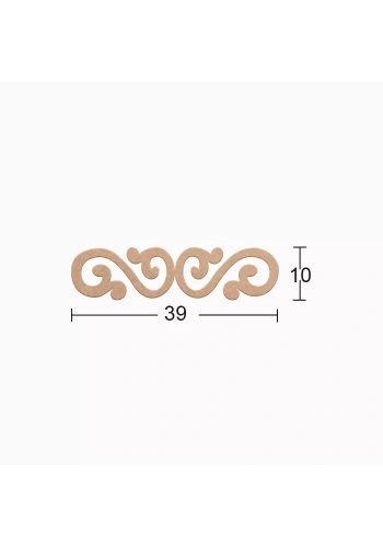 Hobi-Art DS 92 Boyanabilir Ahşap Desenli Duvar Süsü