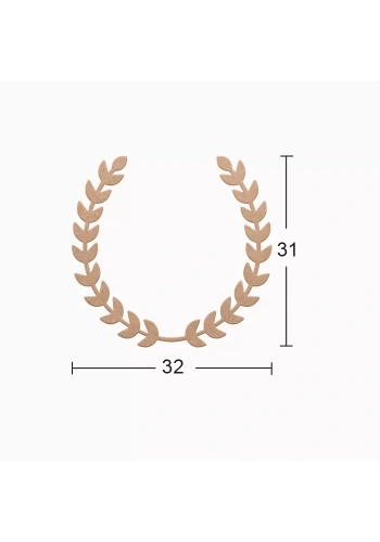 Hobi-Art DS 88 Boyanabilir Ahşap Desenli Duvar Süsü