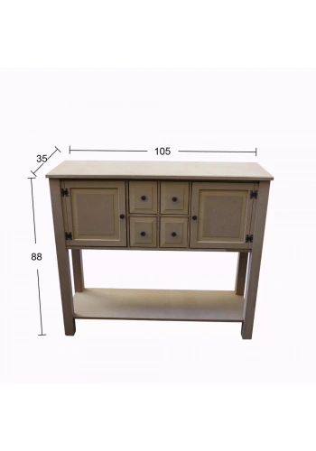 Hobi-Art D 63 Boyanabilir Vintage Konsol