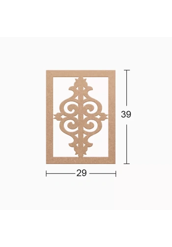 Hobi-Art DS 36 Boyanabilir Ahşap Duvar Süsü