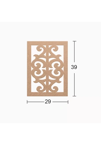 Hobi-Art DS 35 Boyanabilir Ahşap Duvar Süsü