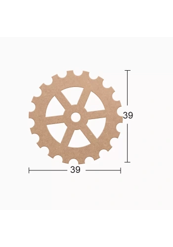 Hobi-Art DS 80 Boyanabilir Ahşap Desenli Duvar Süsü