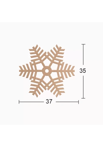 Hobi-Art DS 78 Boyanabilir Ahşap Desenli Duvar Süsü