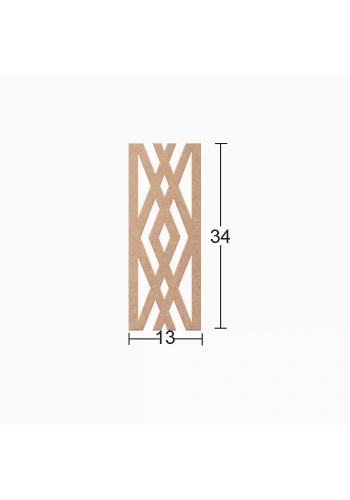 Hobi-Art DS 107 Boyanabilir Ahşap Desenli Duvar Süsü