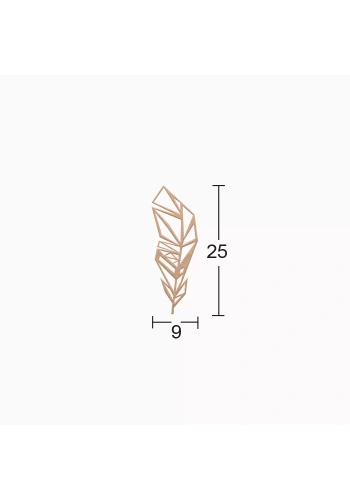 Hobi-Art DS 74 Boyanabilir Ahşap Desenli Duvar Süsü