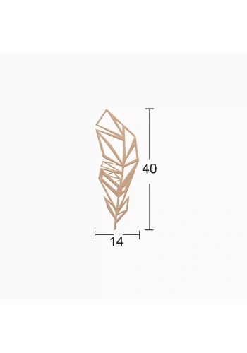 Hobi-Art DS 73 Boyanabilir Ahşap Desenli Duvar Süsü