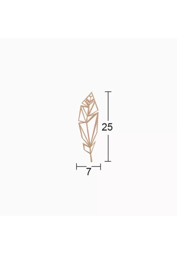 Hobi-Art DS 72 Boyanabilir Ahşap Desenli Duvar Süsü