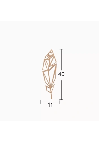 Hobi-Art DS 71 Boyanabilir Ahşap Desenli Duvar Süsü