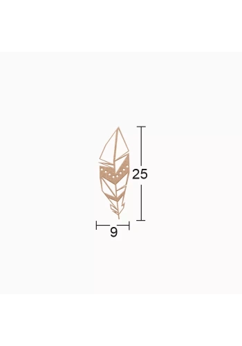 Hobi-Art DS 70 Boyanabilir Ahşap Desenli Duvar Süsü