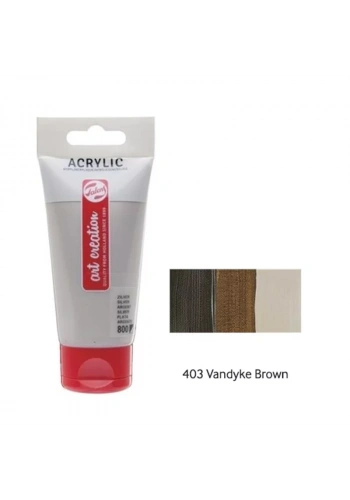 TALENS AKRİLİK BOYA 403 VANDYKE BROWN 75ml (RT3511403M)