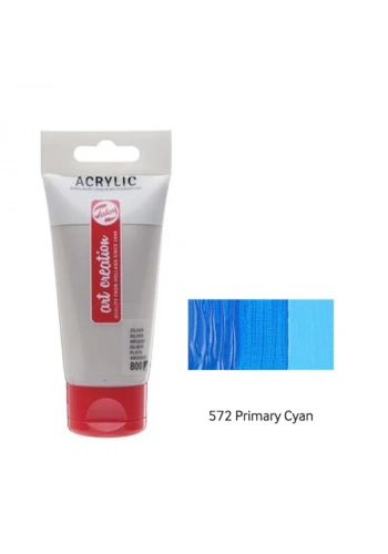 TALENS AKRİLİK BOYA 572 PRİMARY CYAN 75ml (RT3511572M)