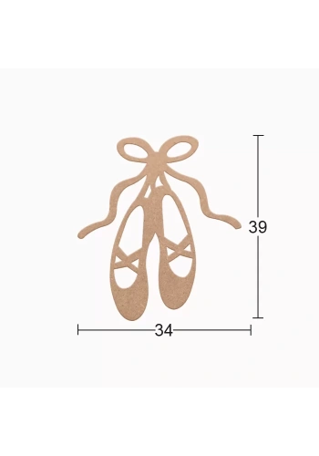 Hobi-Art DS 112 Boyanabilir Ahşap Desenli Duvar Süsü
